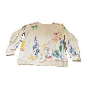 LOUIS VUITTON Water Color Monogram Sweater Crew Neck Size 2XL